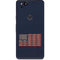 Blue Bullet American Flag Google Pixel 2 Skin